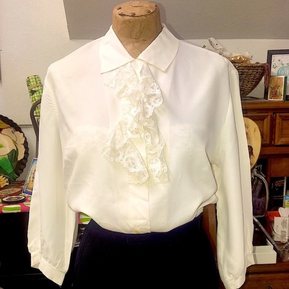 Beautiful- A Toyal Blouse- ilgwu -?authentic vintage - 1950’s - Picture 1 of 10